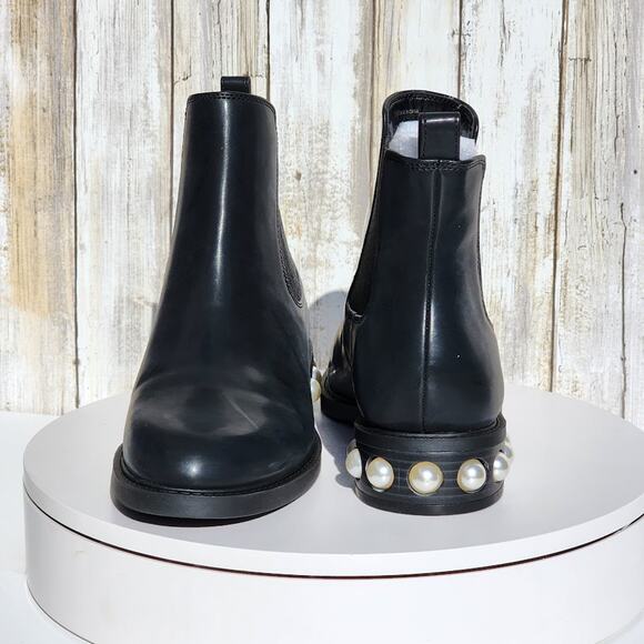 NEW - On 34th Jeovana Pearl Chelsea Booties - Size 7.5 M - Picture 4 of 10